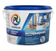 "Profilux" ВД краска PL- 10L латекс. интерьерная влагостойкая супербелая 14кг "Profilux" ВД краска PL- 10L латекс. интерьерная влагостойкая супербелая 14кг